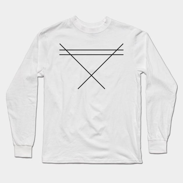 Line shape Long Sleeve T-Shirt by maxha